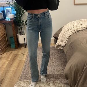 Abercrombie & Fitch Light Blue Straight Leg Jeans